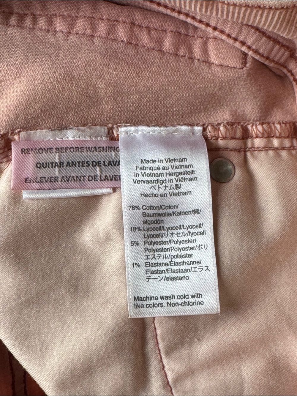 J.Crew Vintage Straight Corduroy Pink Pants - Picture 8 of 10
